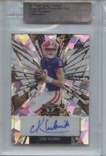 Marketplace image: 2022 Leaf Valiant Cade Klubnik 1/1 Crystal Snakeskin Auto Proof RC Superfractor