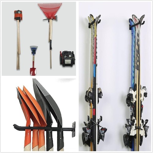 Heavy Duty Garage Hooks Non Slip Rubber Coated Tool Organizer Wall Mount New - Picture 32 of 34