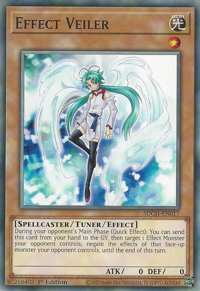 Effect Veiler Yu-Gi-Oh! TCG Individual Trading Card Games for sale