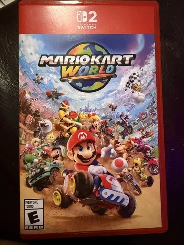 New ListingMARIOKART WORLD NINTENDO SWITCH 2 - EXCELLENT open box, quick free shipping