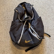 Nike Elite Quad Zip System Hoops Backpack - Black Gold Basketball - Gym Bag