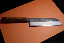 Forged Nakiri Vegetable Knife Wood Handle Chef Kitchen Knife