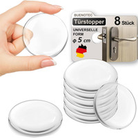 TüRstopper Wand Selbstklebend 8 StüCk TüRklinkenpuffer Transparent - Wandpuffer