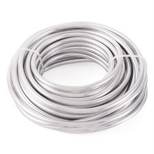 Pandahall 32.8 Feet Silver Aluminum Craft Wire 4 Gauge Metal Craft Wire for D...