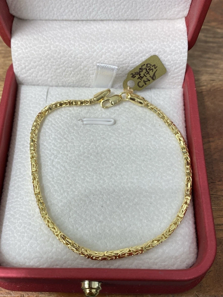 Byzantinisches Armband 10 Karat Gelbgold