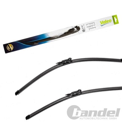 VALEO 2x FLACHBALKENWISCHBLATT SILENCIO FLAT BLADE SCHEIBENWISCHER SET | 574637