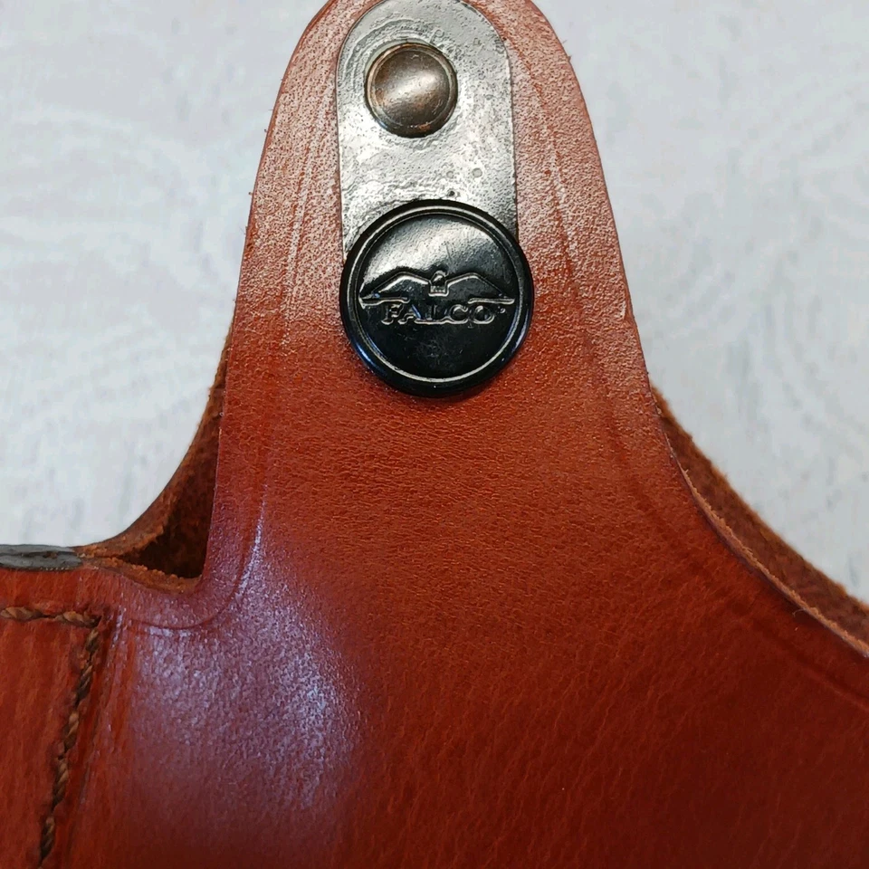 Falco 6" Revolver Brown Leather Holster - Image 4 of 4