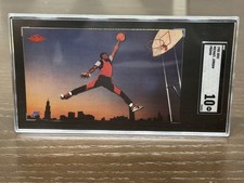 1985 Nike Promo Michael Jordan Rookie Card SGC 10 Gem Mint Graded. rookie card picture