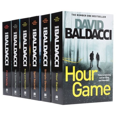 King and Maxwell Series by David Baldacci: 6 Books Set - Fiction - Paperback