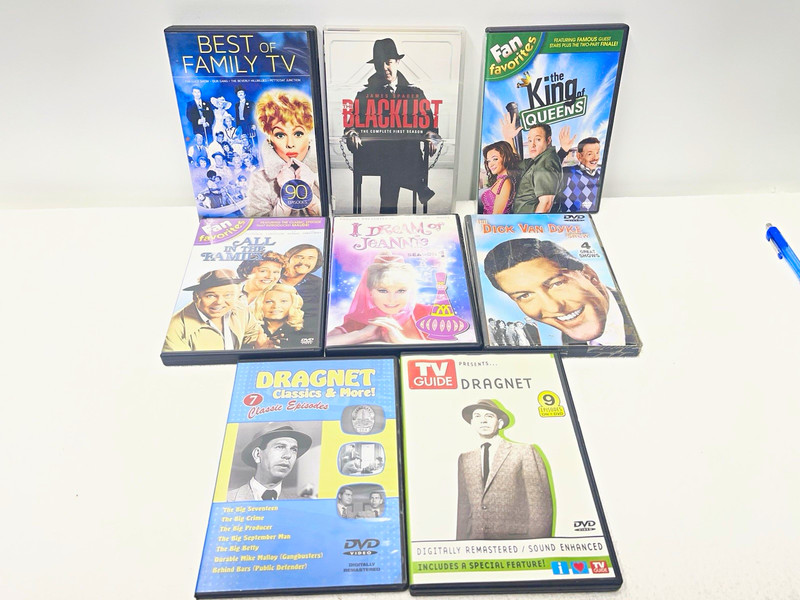 DVD TV Series Lot - Best of Family TV, The Blacklist S1, I Dream of Jeannie S1