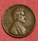 1930-P Lincoln Wheat Cent Penny Fine (F) Condition No Mint Mark Free Ship #B7