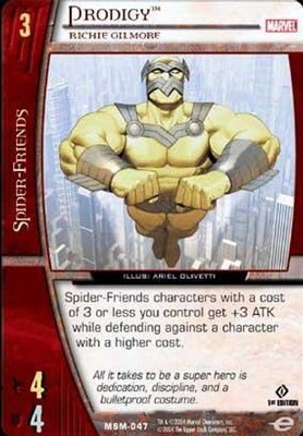 Prodigy, Richie Gilmore - FOIL - Web of Spider-Man - FOIL - Vs System