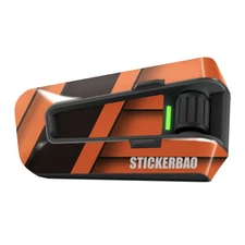For Cardo Packtalk Edge Protection Sticker Decal SS001 Orange Tape