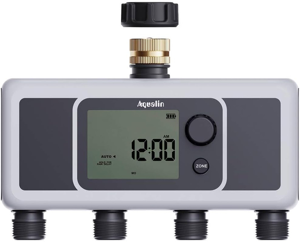 Timer per Irrigazione Automatico a 4 Uscite Con Timer per Irrigazione a 4 Zone P