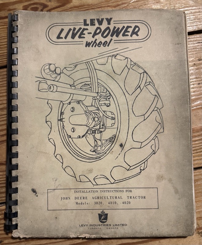 Levy FWA 10 & 20 Series Tractors Manual