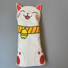 Golf Club Cover Cute Cartoon Lucky Cat Waterproof Wooden Club Cover