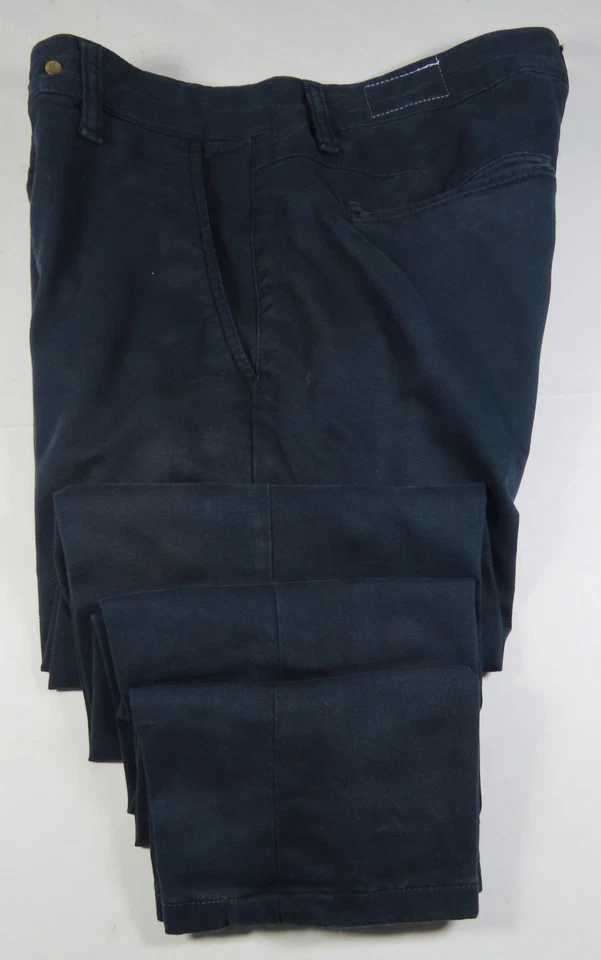 Rag & Bone Salute Mens Cotton Twill Chino Pants Fit 2 Stretch Blue Casual 29x29 - Image 3 of 4