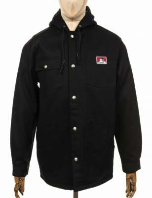 【おすすめ】BEN DAVIS・ MELTON JACKET Mechanic's Jacket - Black