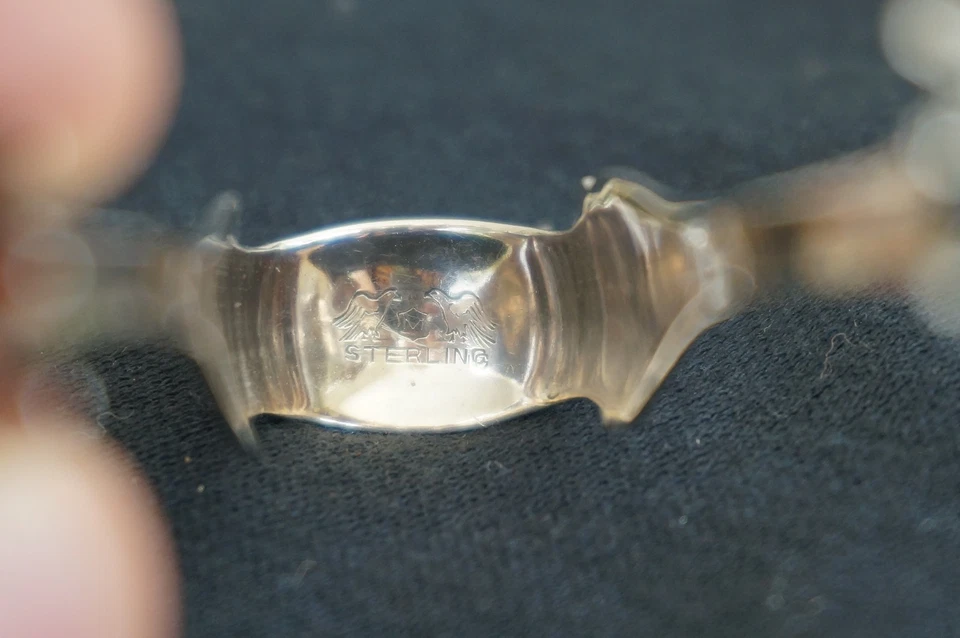 Victorian Sterling CLAW FOOT SUGAR TONGS by MANCHESTER Mfg. Providence, RI - Image 2 of 4