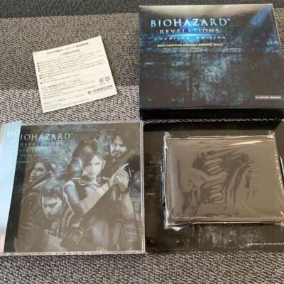 Resident Evil Revelations Unveiled Edition BSAA Special Card Case & CD