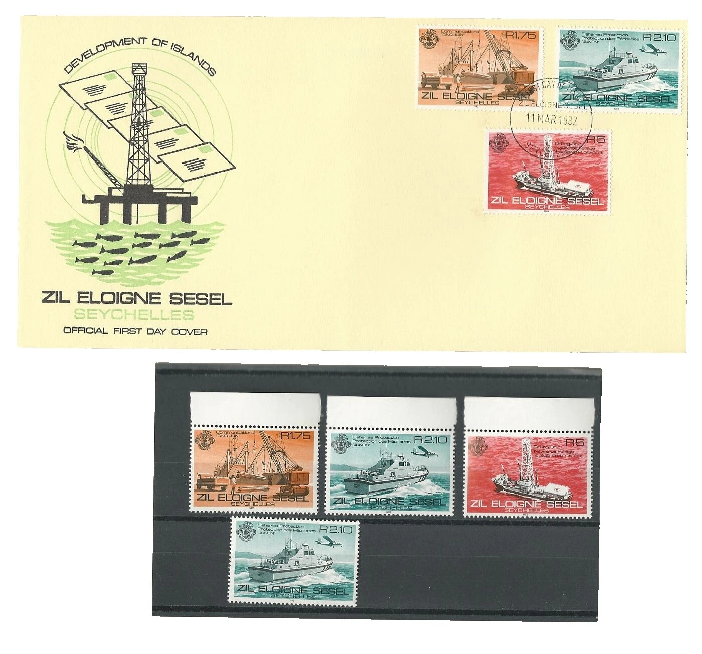 First Day of Issue Decimal Seychellois Stamps (1976-Now)