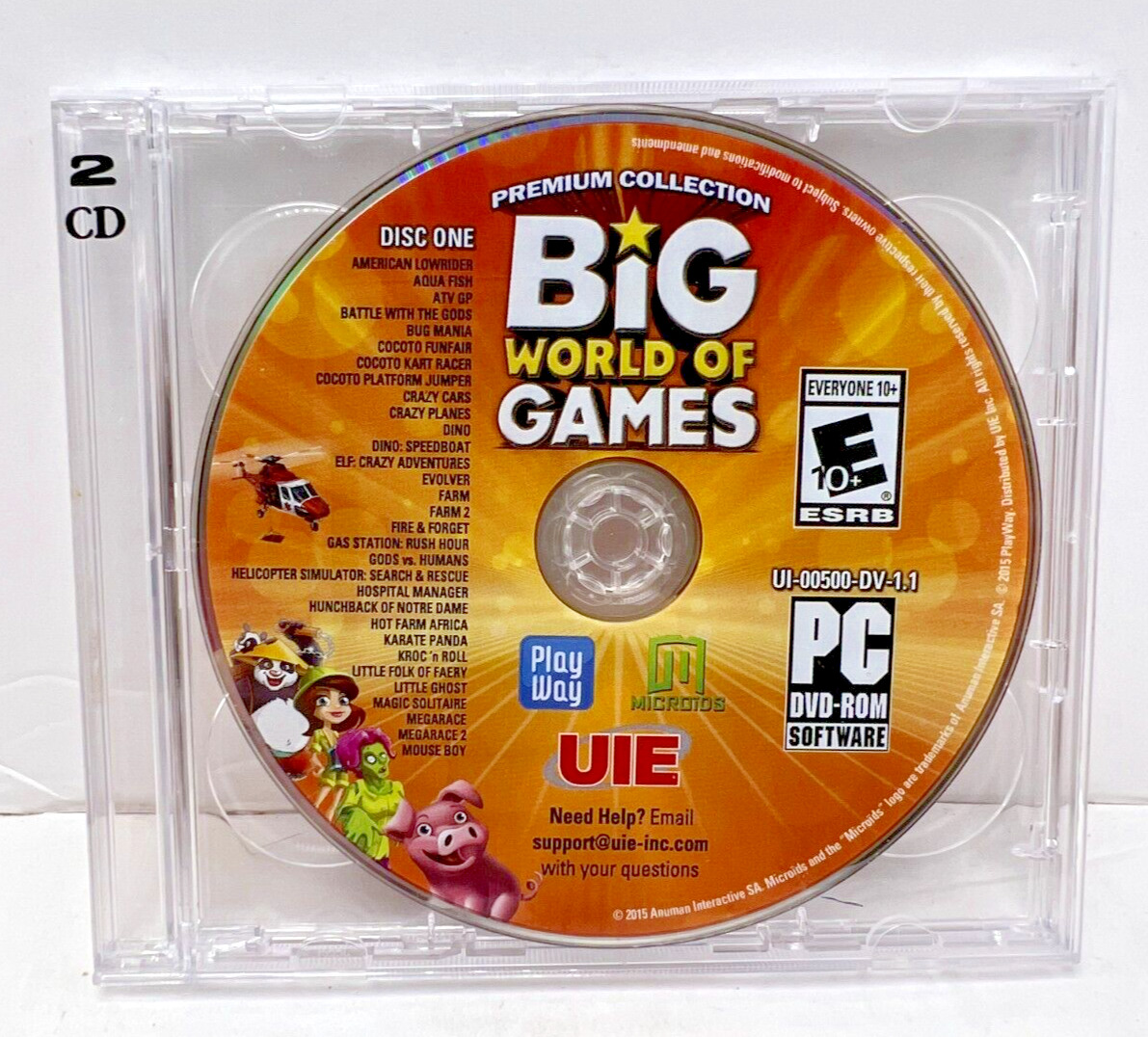 All-New Premium Collection Big World of Games PC DVD-ROM Over 50