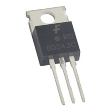 100PCS BD243C TO-22 Silicon NPN Power Transistors