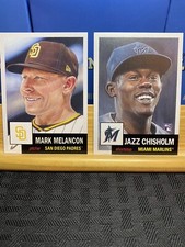 🛑👀 Topps Living Set Cards #437-438 MARK MELANCON & JAZZ CHISHOLM 🔥