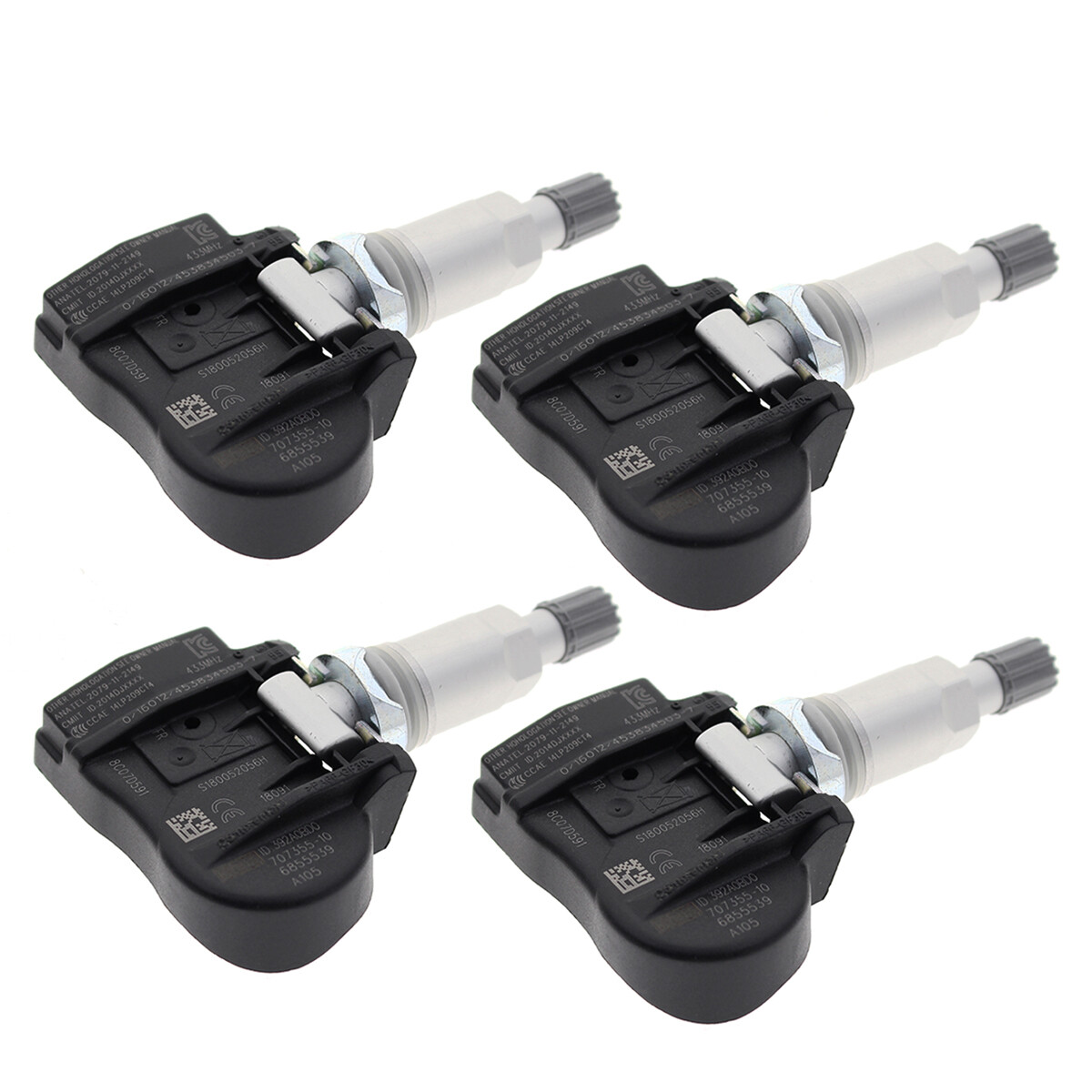 4PCS TPMS Tire Pressure Sensors For BMW 330I 335I 340I 428I 430I 435I