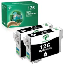 2 Pk 126 T126 Ink for Epson 126 Workforce 545 635 645 WF-3520 WF-3530 WF-3540