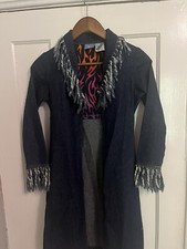 Lisa Frank Vintage Denim Fringe Jacket