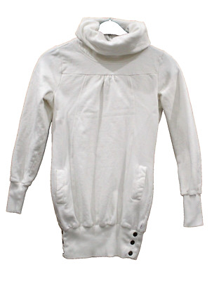 Sweatshirt, Hoodie von Flashlights, 100% Baumwolle, beige, angeraut, Gr 34
