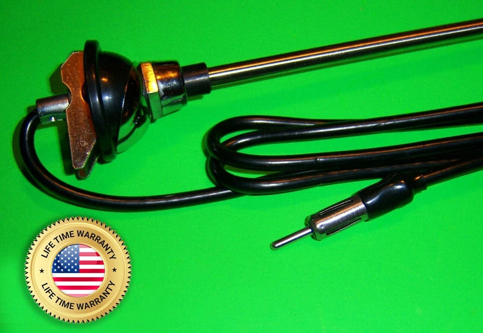 RADIO ANTENNA CHEVY CHRYSLER DODGE JEEP +OTHERS EXTENDABLE 3 SECTION MAST NEW Foto 2 de 4