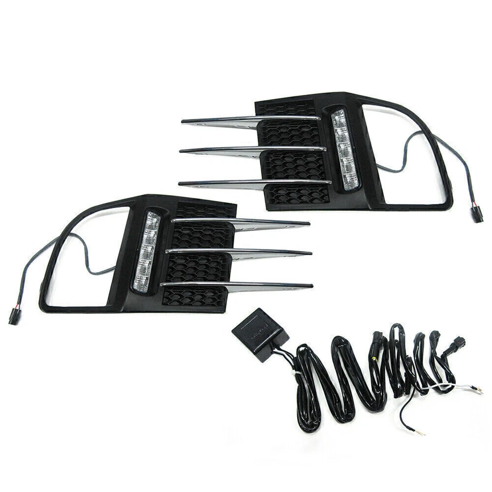 Luz de circulación diurna LED para coche lámpara DRL para Volkswagen MK6 GTI 2009-2012 2010 11 Foto 2 de 4