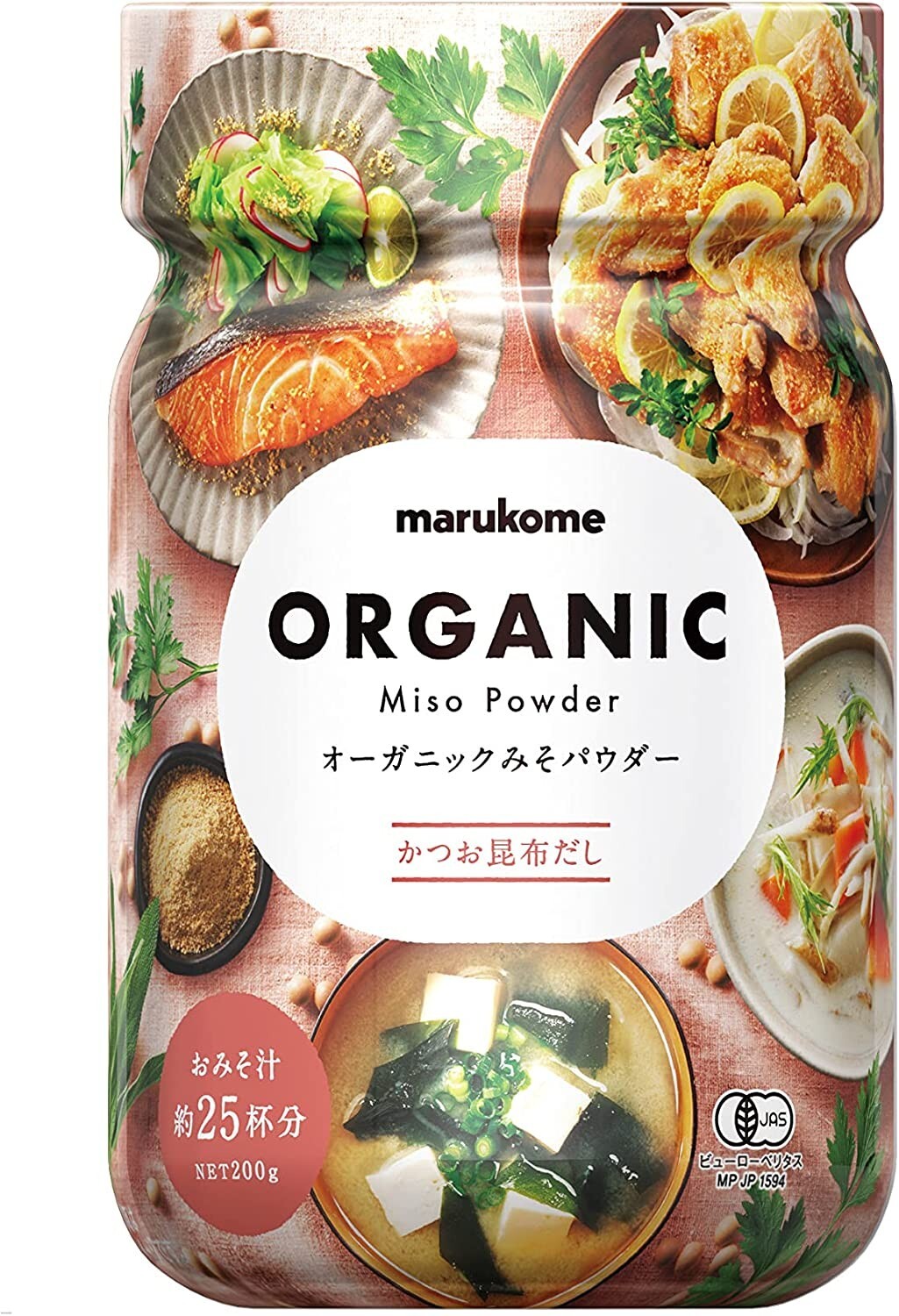 Marukome Japón Condimento de Miso Orgánico Bonito Sopa Caldo Sabor 200g x3 co...
