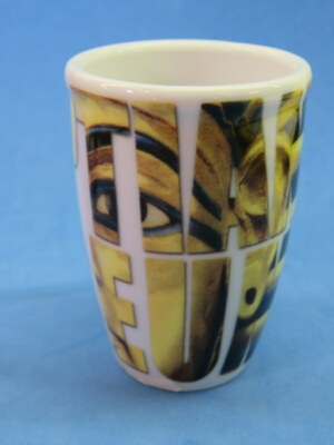 7 CM Porzellan Spirituosen Schnapsglas ~ Die Ägyptische Museum, Kairo ~ King Tut