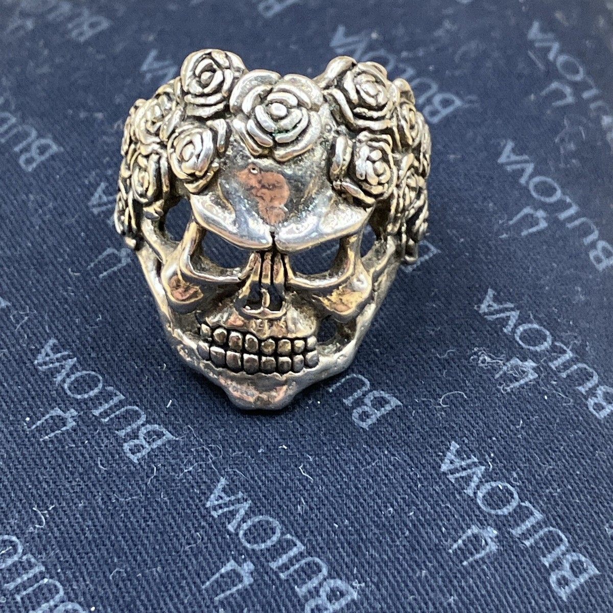 y*g様 アメリカンシルバーリング 1987年 Vintage 1987 G&S Men's Silver Tone Metal Skull Biker Ring | eBay