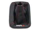 FOR TOYOTA MR2 MK2 SW20 90-99 GEAR SHIFT BOOT GAITER LEATHER EMBROIDERY RED