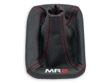 FOR TOYOTA MR2 MK2 SW20 90-99 GEAR SHIFT BOOT GAITER LEATHER EMBROIDERY RED