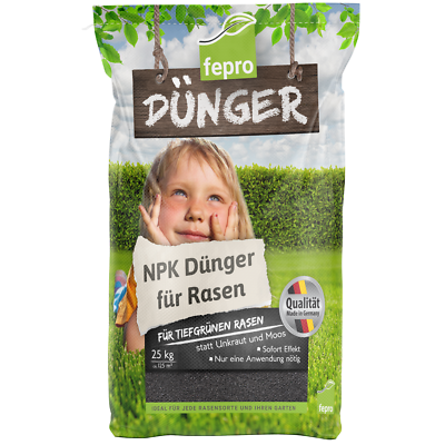 NPK Rasendnger Langzeitwirkung 25kg Gartendnger Organisch Mineralisch  Dnger | eBay.de
