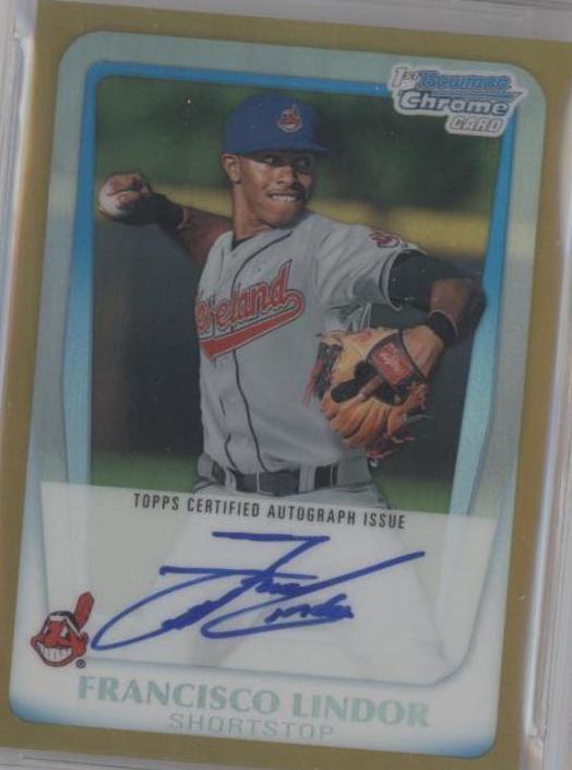2011 Bowman Draft Picks & Prospects - Francisco Lindor #BCAP-FL