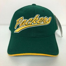 Vintage Green Bay Packers American Needle Wool Deadstock Adjustable Hat NFL Cap