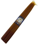 33 Church Taper Candles Natural Beeswax Honey Scented Jerusalem Religious 11"