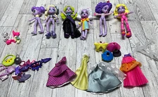 Lot of 6 Capsule Chix Dolls Parts Clothes Shoes Accessories See Photos