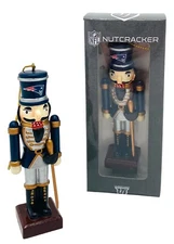 New England Patriots Nutcracker 4” Christmas Ornament by The Memory Company-NIB