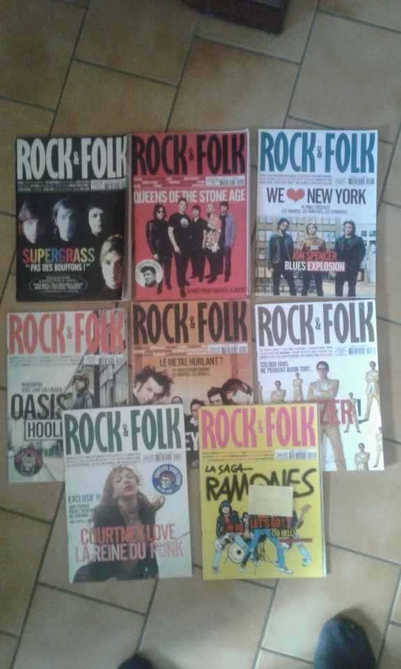 Lot 8 rock and folk année 2002 - Photo 1/1