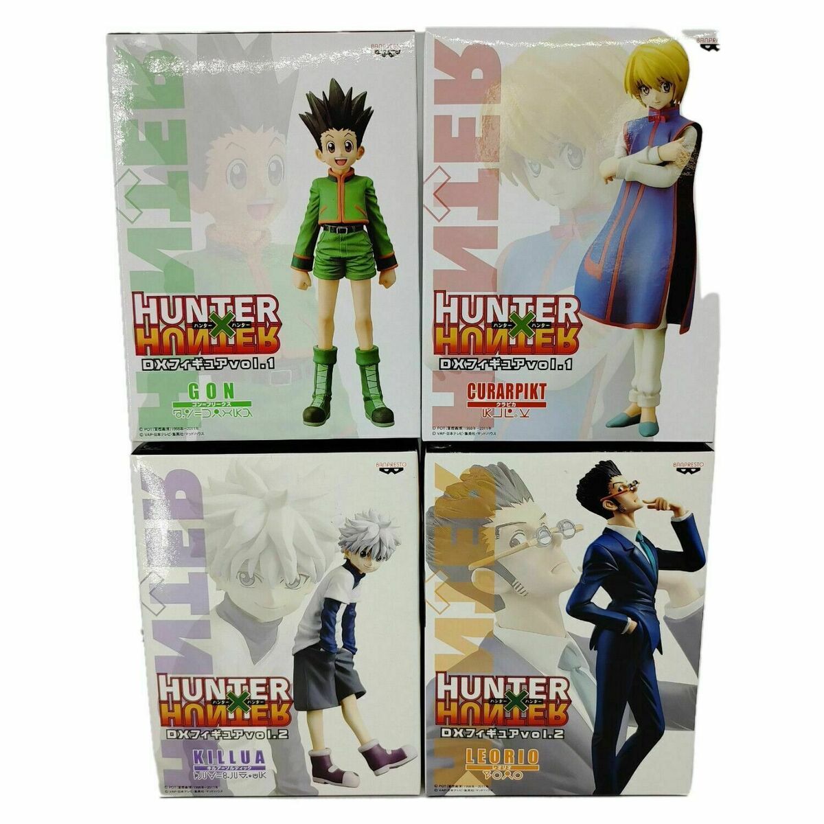 6 Peças Figura Hunter X Hunter Kurapika Gon Freecss Killua Zolyck