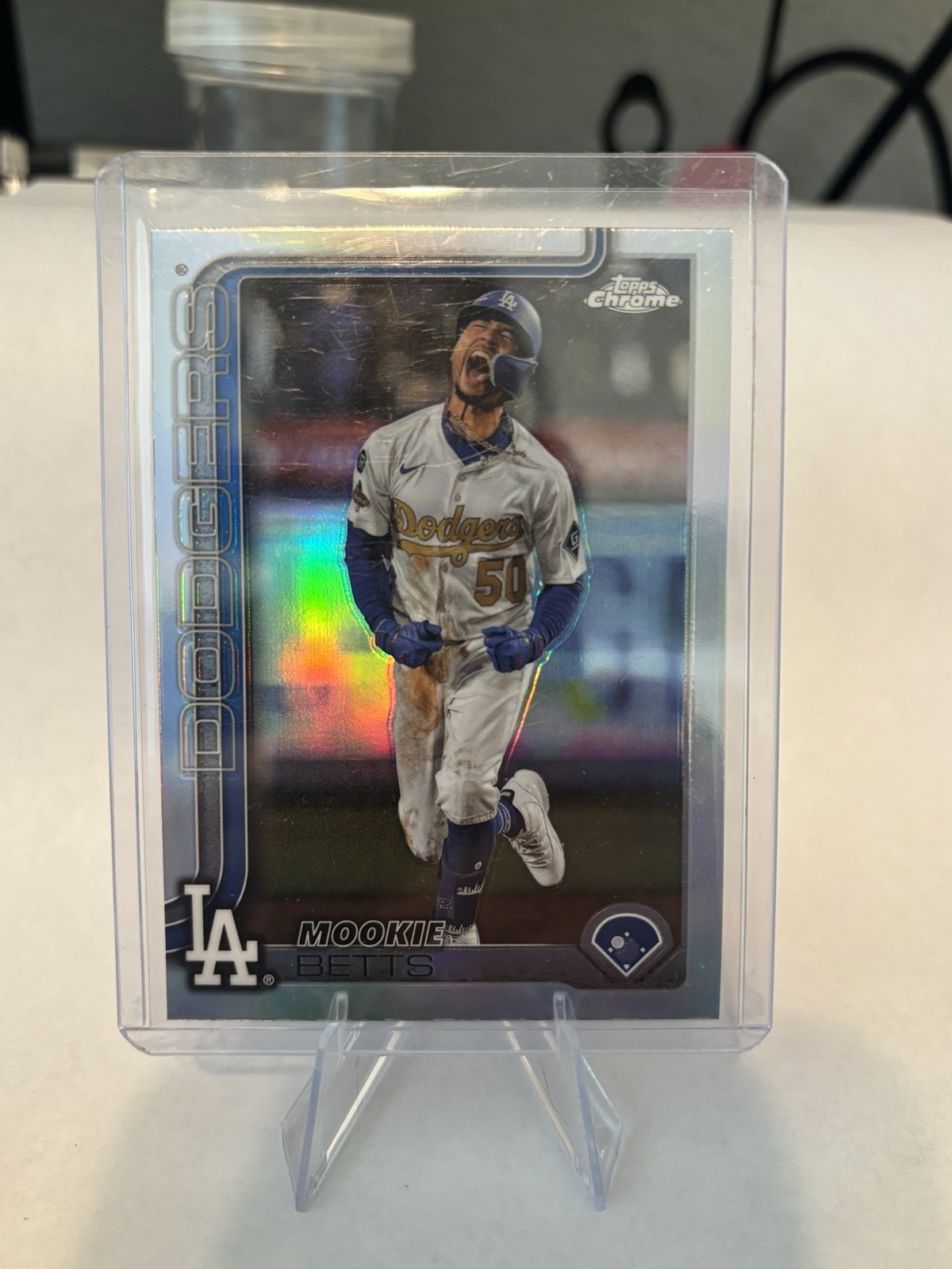 2025 Topps Chrome Mookie Betts #50 Image Variation Los Angeles Dodgers SP