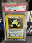 1999 POKEMON JUNGLE 1ST EDITION #11 SNORLAX-HOLO PSA 6