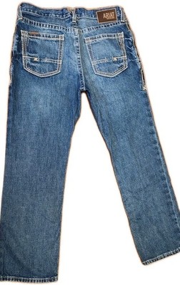 ARIAT M4 Boundary Boot Cut Relaxed Fit Jeans Mens 34x32 Blue Gulch Western Denim